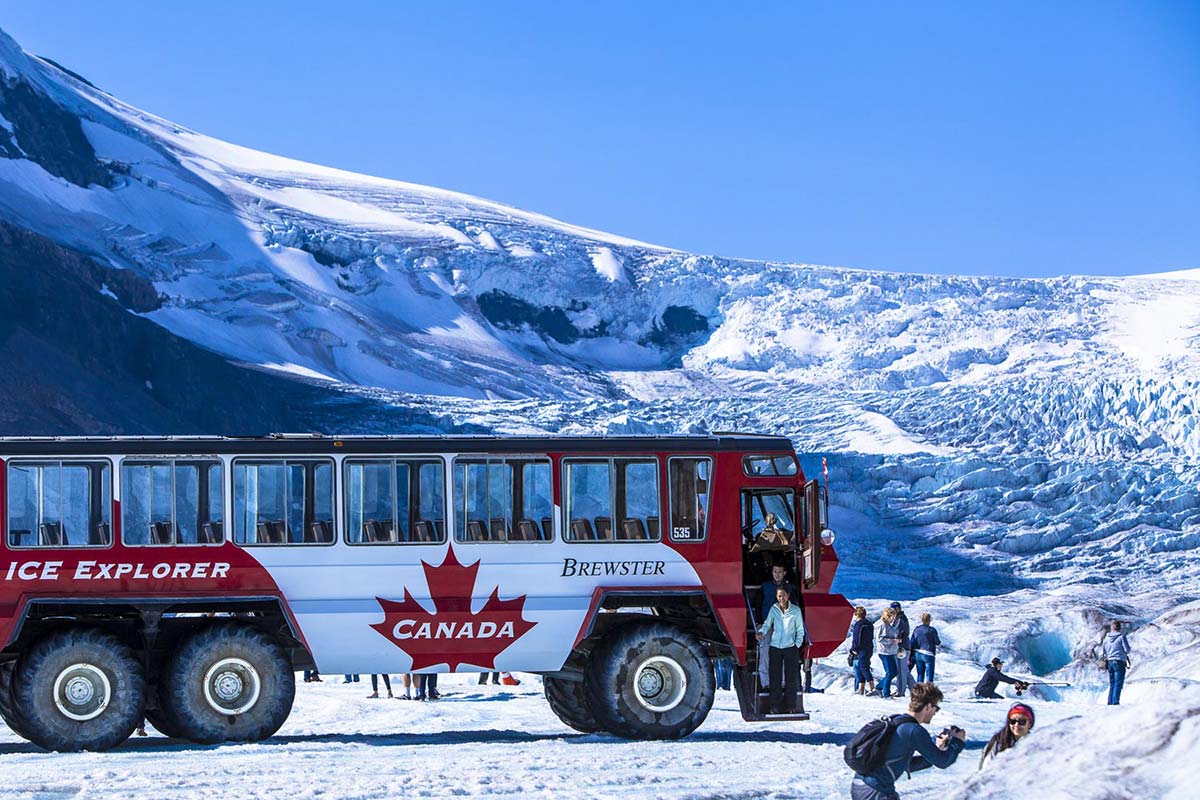 Banff Gondola, Glacier Adventure, Glacier Skywalk, and Lake Cruise